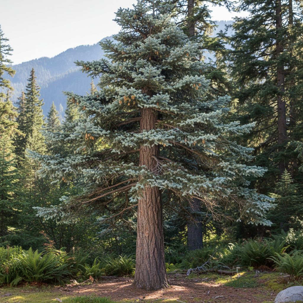 Фото Псевдотсуга Мензиса Glauca Pyramidalis (Pseudotsuga menziesii Glauca Pyramidalis)