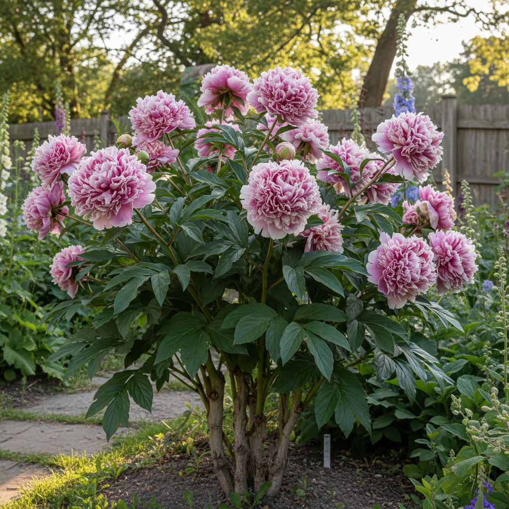 Фото Пион молочноцветковый Mme Eduard Doriat (Paeonia lactiflora Mme Eduard Doriat)