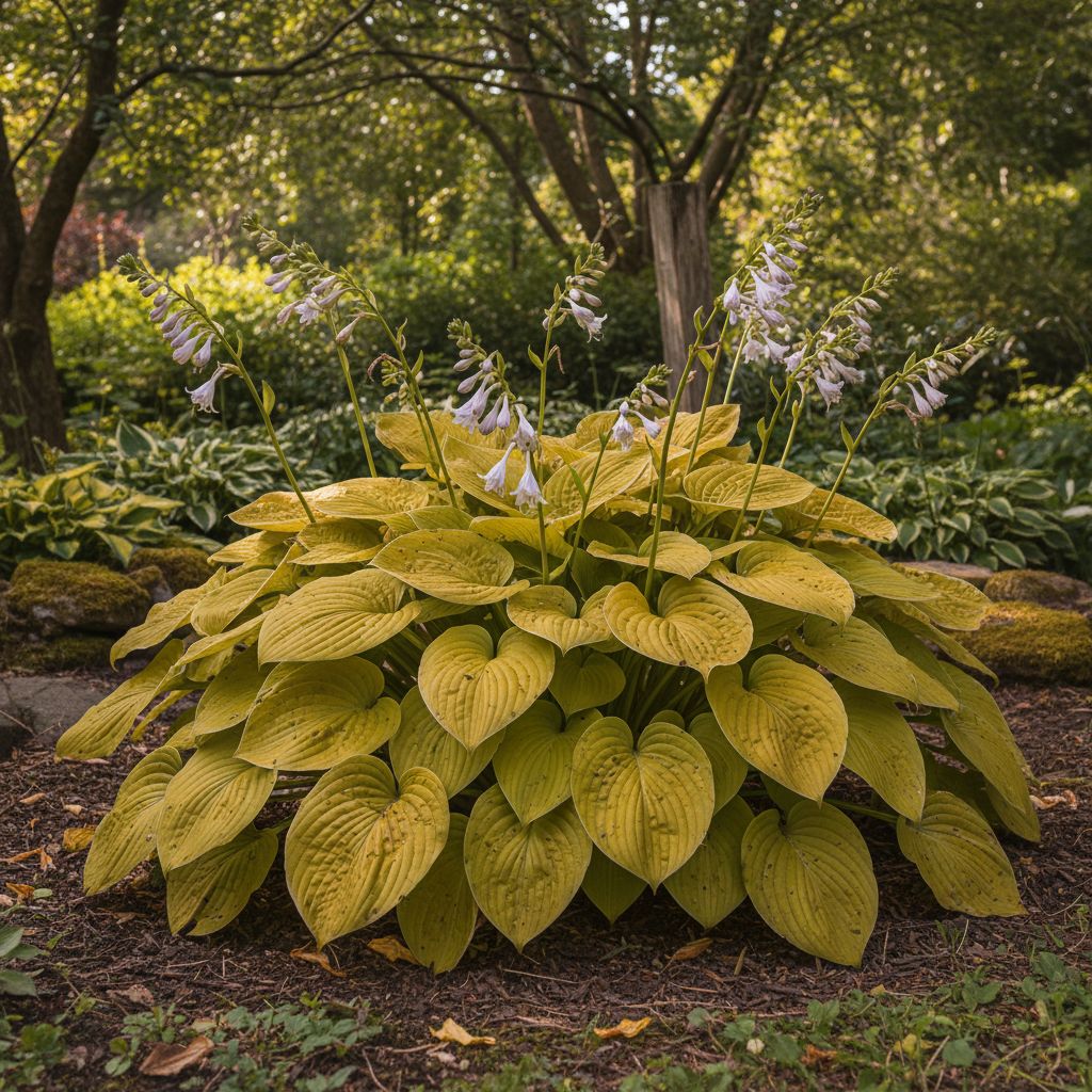 Фото Хоста Golden Waffles (Hosta 'Golden Waffles')