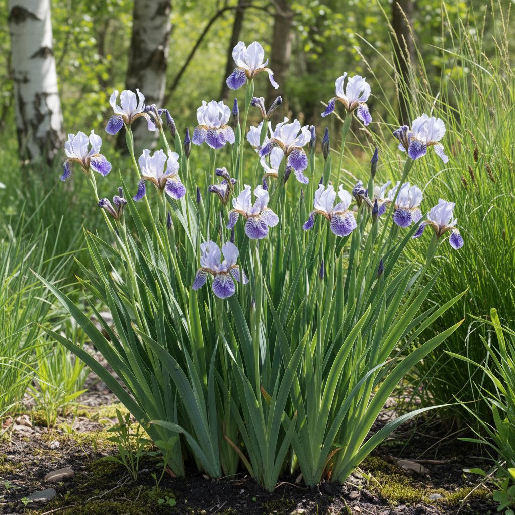 Фото Ирис сибирский Memphis Memory (Iris sibirica Memphis Memory)
