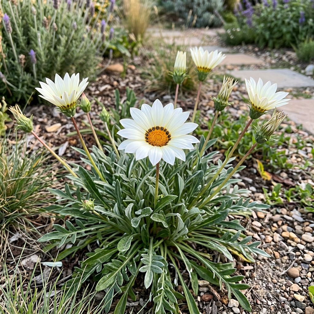 Фото Газания Giant White (Gazania rigens 'Giant White')