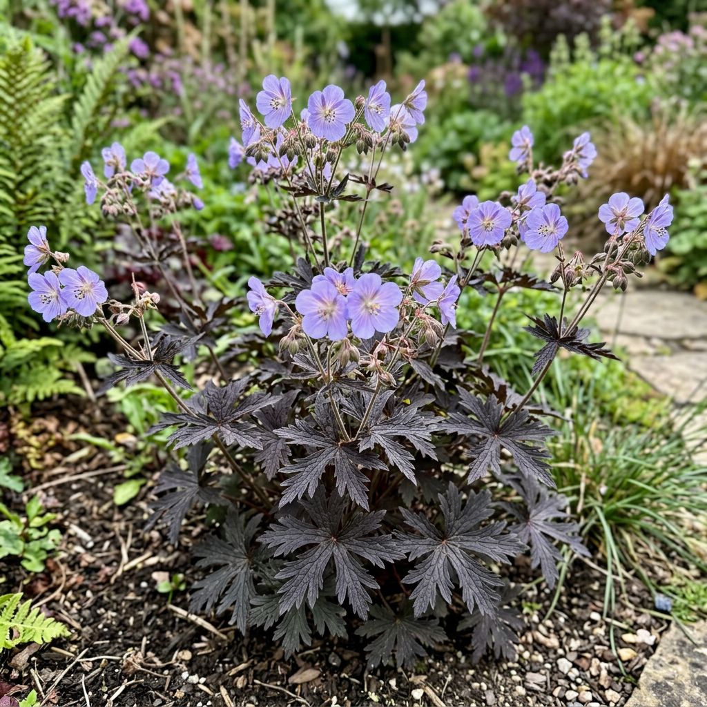 Фото Герань Black Velvet (Geranium pratense 'Black Velvet')