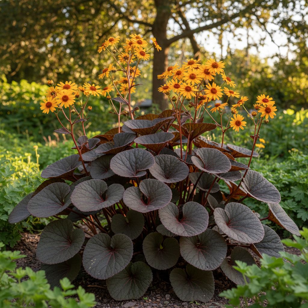 Фото Бузульник зубчатый Osiris Cafe Noir (Ligularia dentata Osiris Cafe Noir)