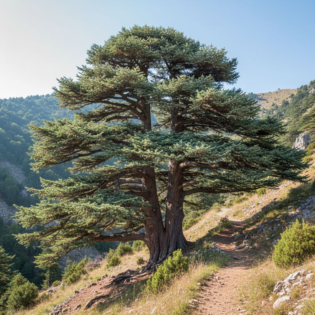 Фото Кедр ливанский Glauca (Cedrus libani Glauca)
