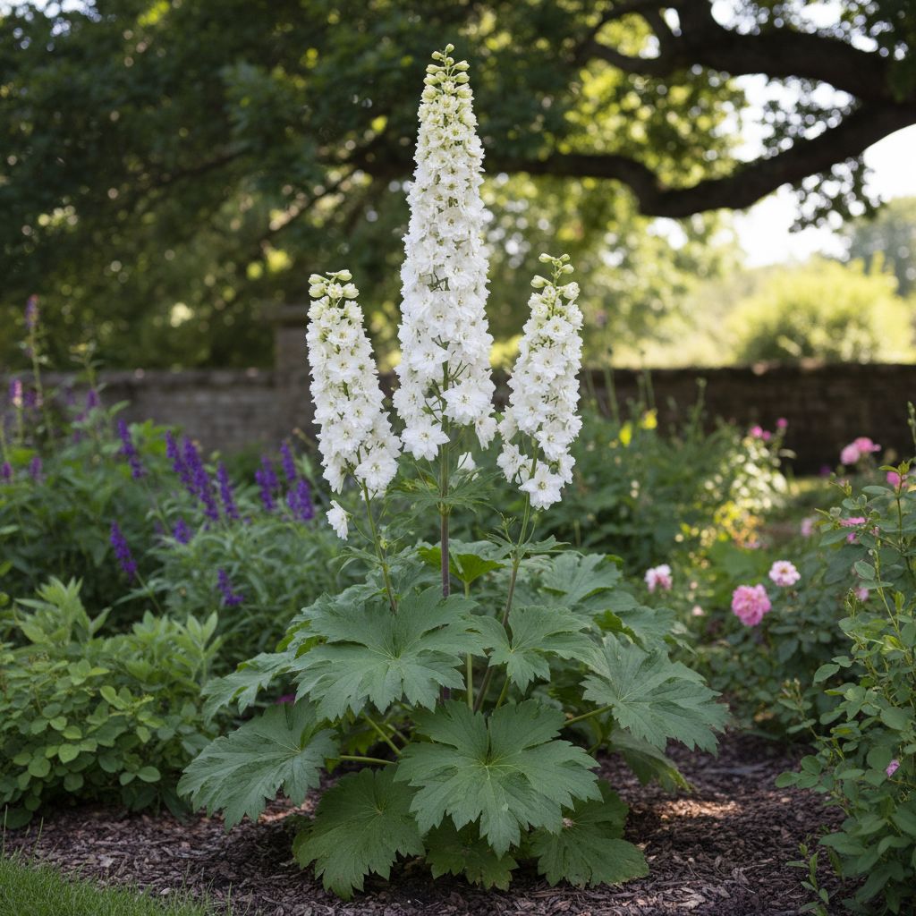 Фото Дельфиниум Pacific Galahad (Delphinium elatum Pacific Galahad)
