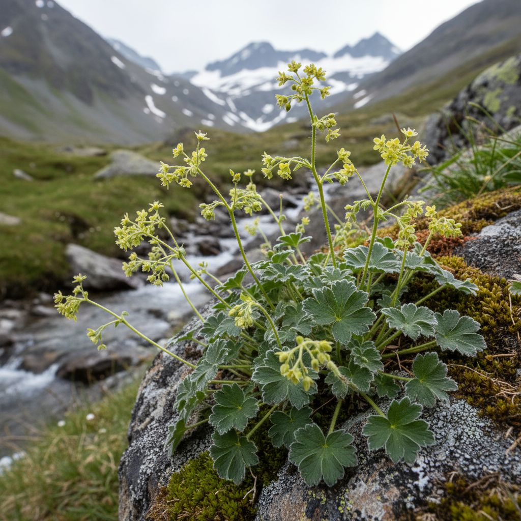 Фото Манжетка альпийская (Alchemilla alpina)