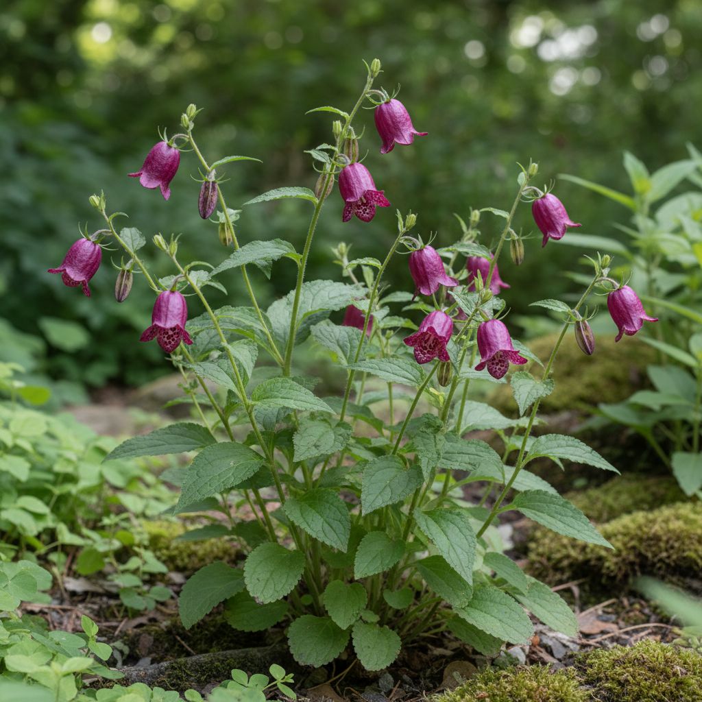 Фото Колокольчик точечный Rubra (Campanula punctata Rubra)