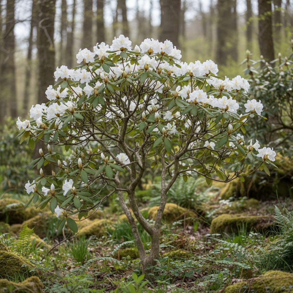 Фото Рододендрон японский Pleasant White (Rhododendron molle subsp. japonicum 'Pleasant White')
