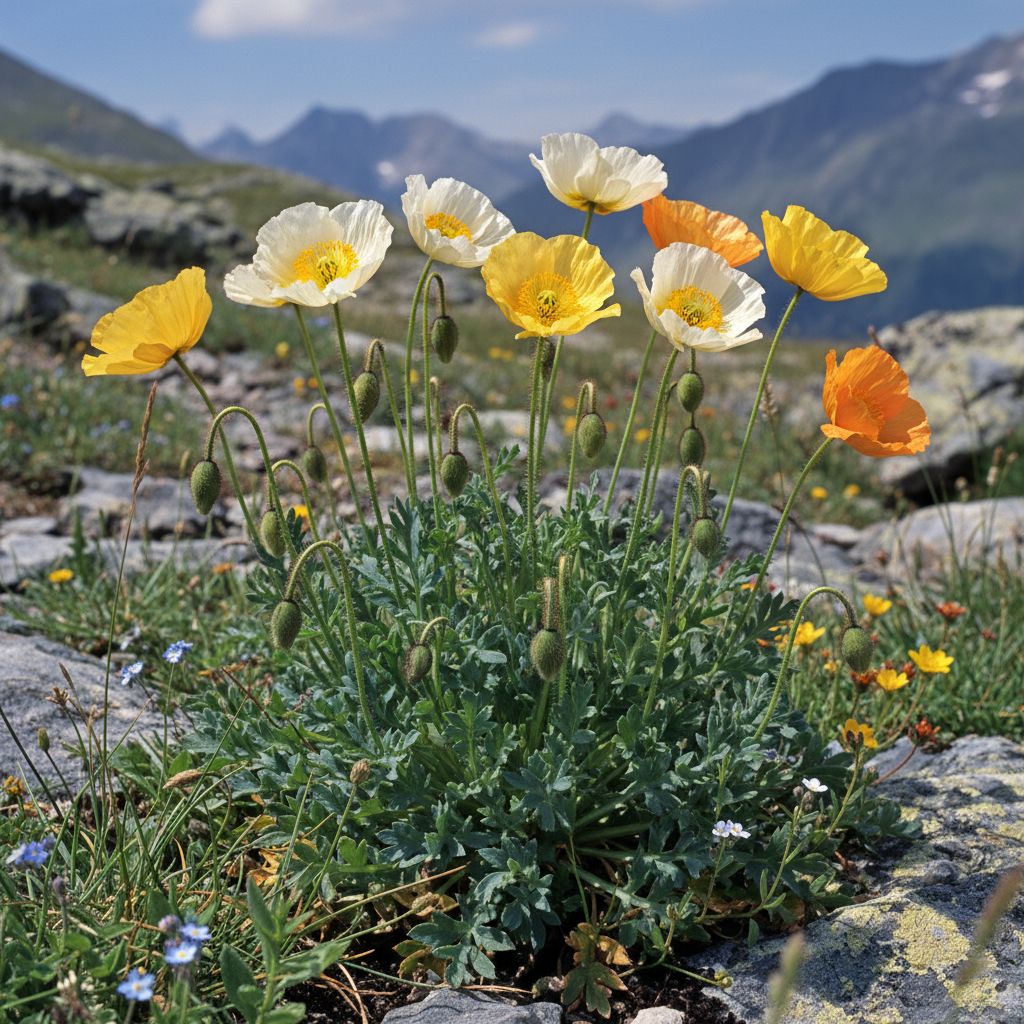 Фото Мак голостебельный Gartenzverg (Papaver nudicaule 'Gartenzverg')