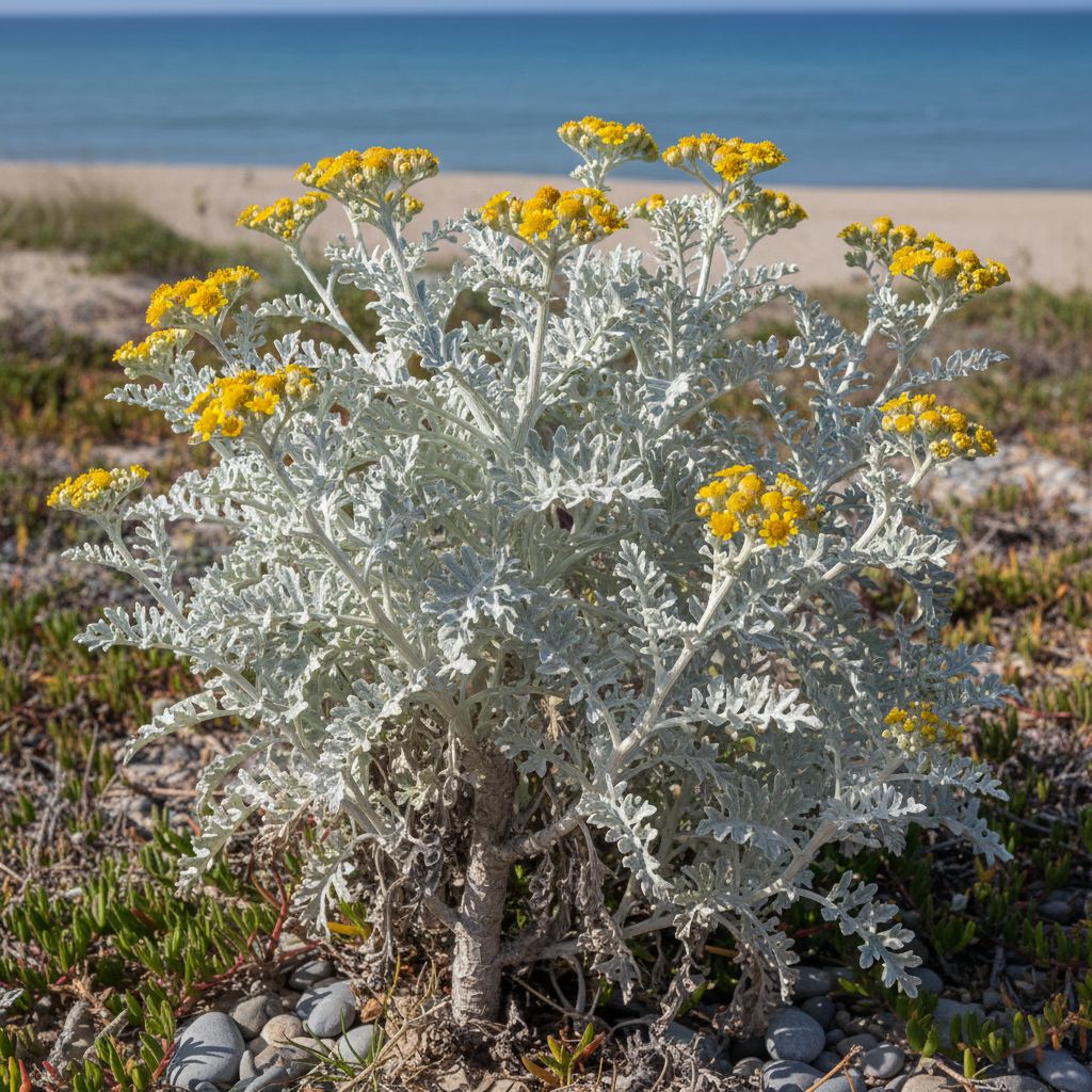 Фото Цинерария серебряная (Jacobaea maritima)