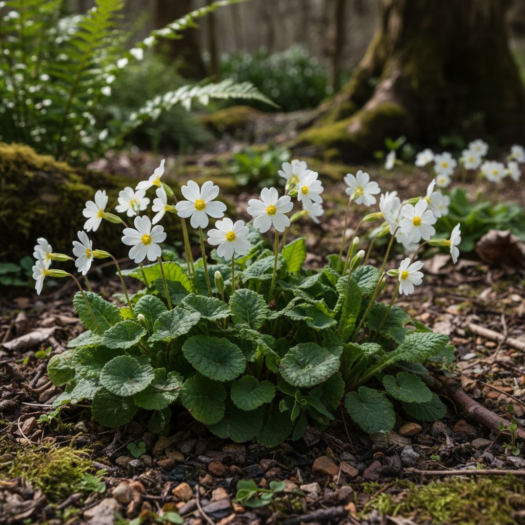 Фото Примула Юлии Sneewwitje (Primula juliae 'Sneewwitje')