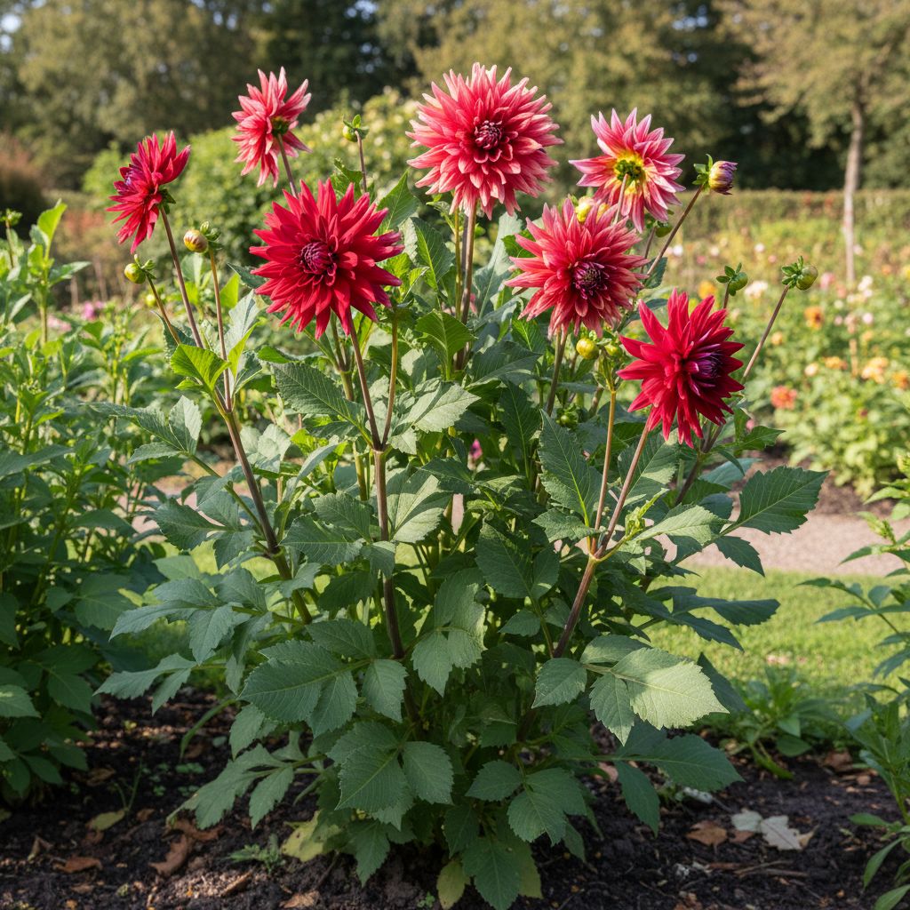 Фото Георгина помпонная (Dahlia pinnata)