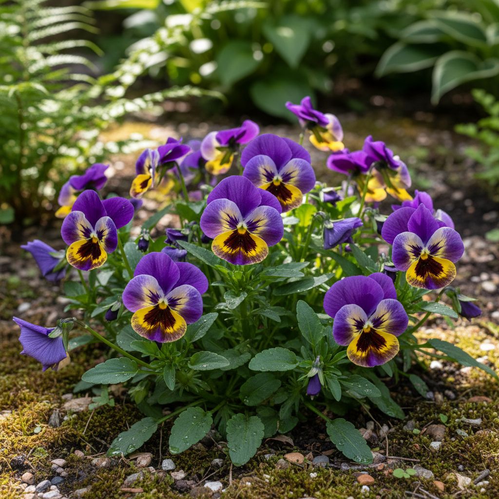 Фото Виола Виттрока (Viola × wittrockiana)