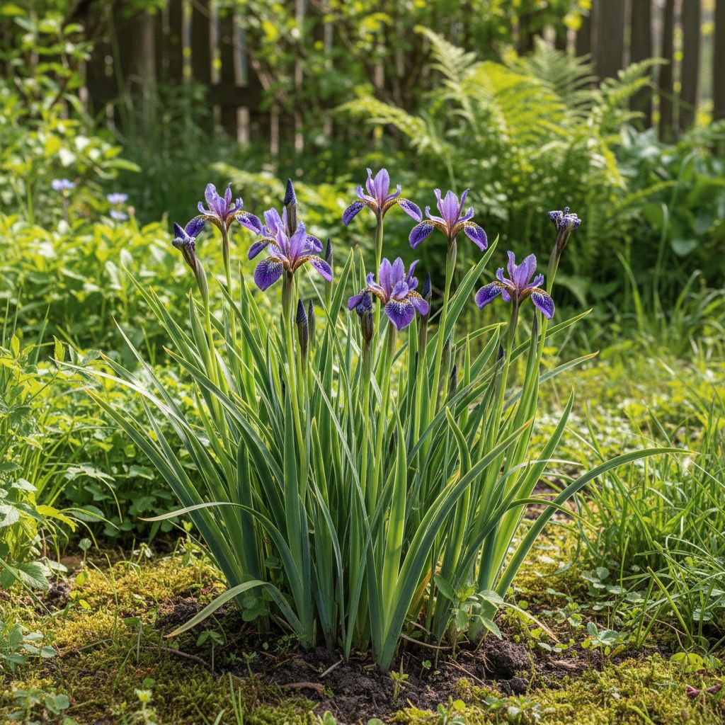 Фото Ирис сибирский Golden Edge (Iris sibirica 'Golden Edge')