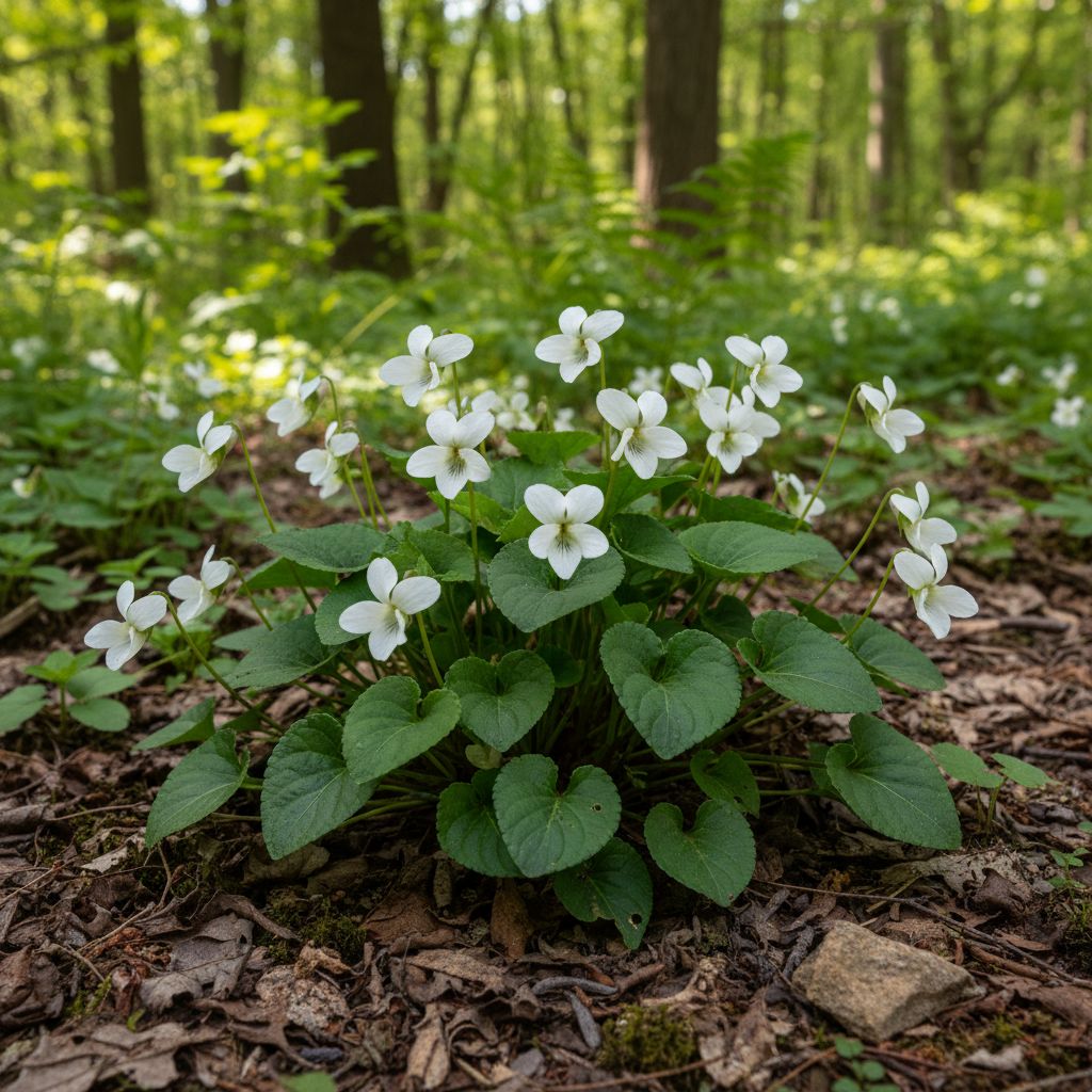 Фото Фиалка сестринская Albiflora (Viola sororia 'Albiflora')