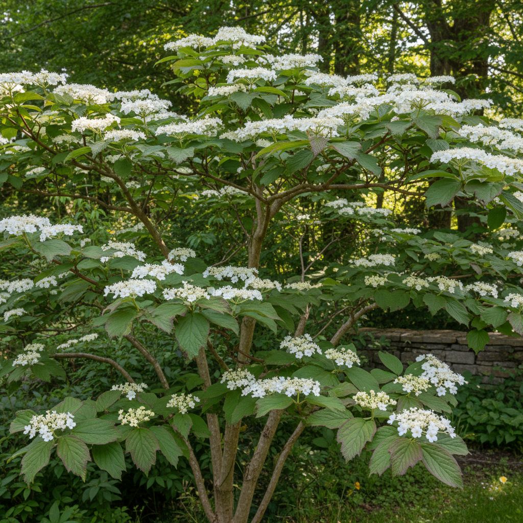 Фото Калина складчатая Mariesii (Viburnum plicatum Mariesii)