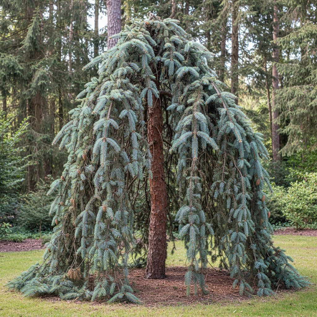 Фото Ель обыкновенная Glauca Pendula (Picea abies Glauca Pendula)
