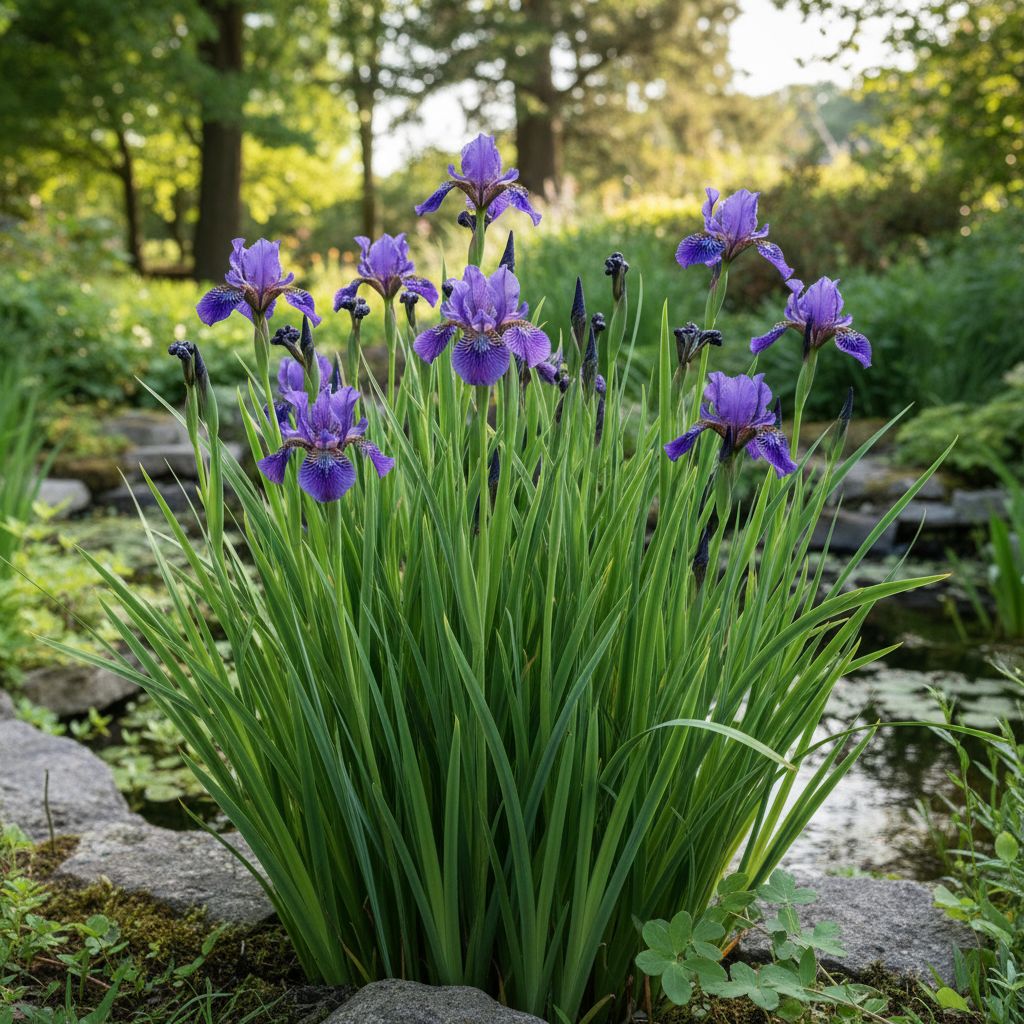 Фото Ирис сибирский Dark Circle (Iris sibirica 'Dark Circle')