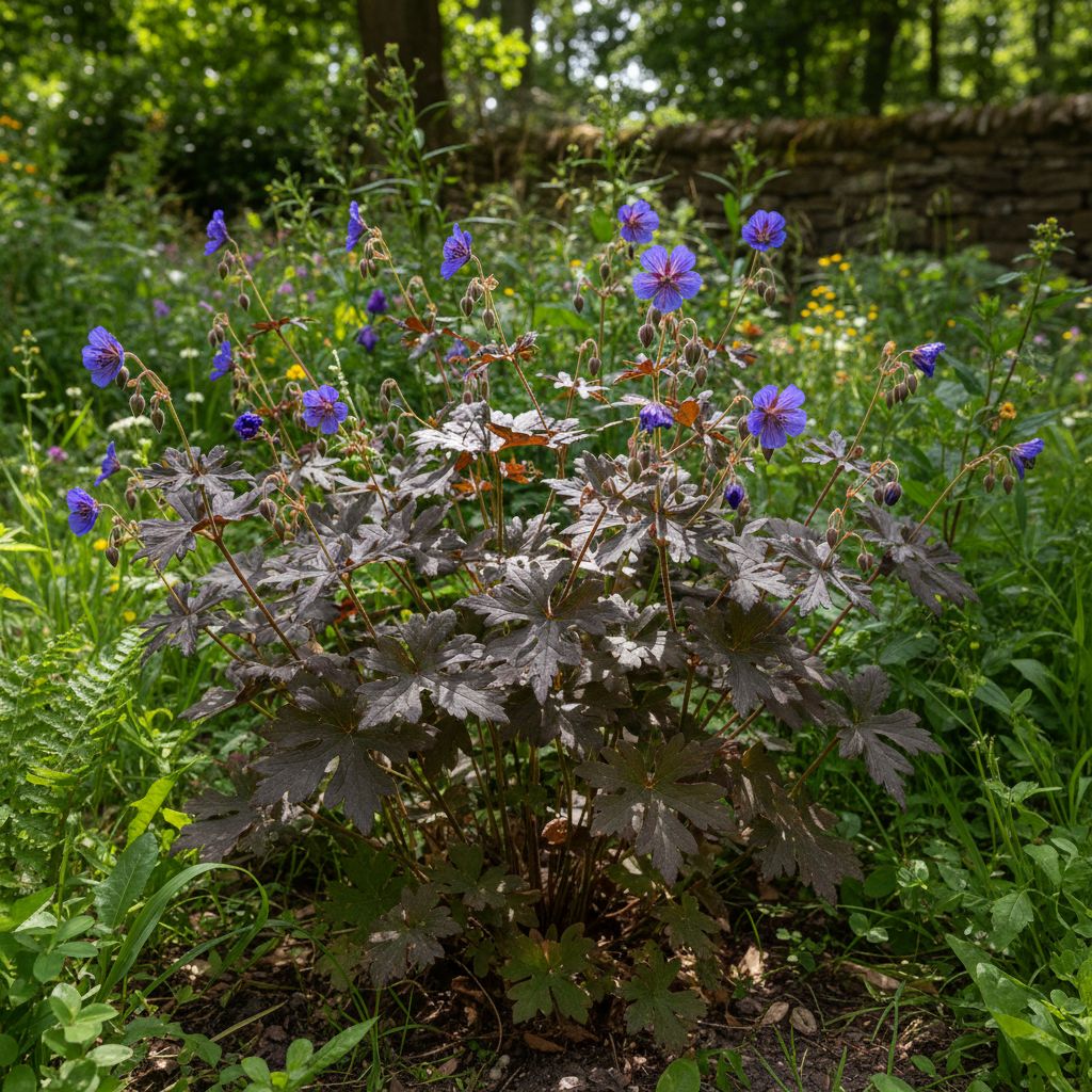 Фото Герань луговая Dark Reiter (Geranium pratense 'Dark Reiter')