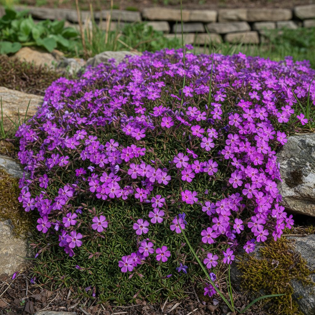 Фото Флокс шиловидный Early Spring Purple (Phlox subulata 'Early Spring Purple')