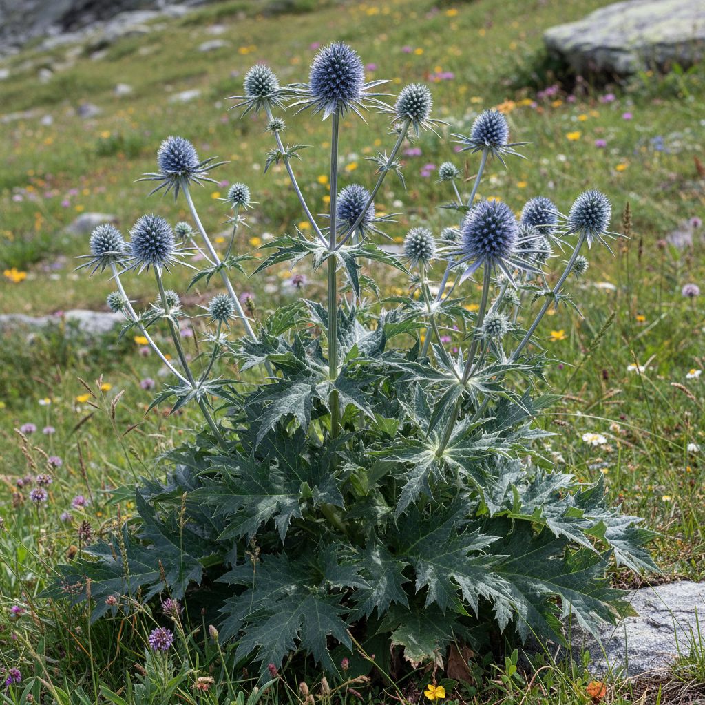 Фото Синеголовник альпийский Blue Star (Eryngium alpinum Blue Star)
