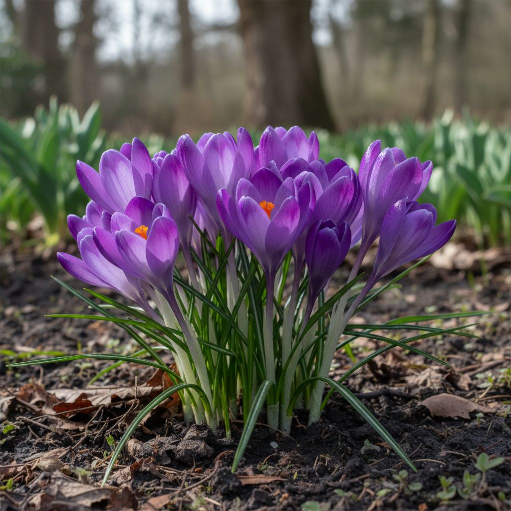 Фото Крокус Flower Record (Crocus vernus 'Flower Record')