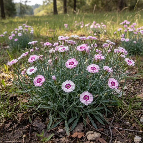 Фото Гвоздика  в сортах (Dianthus)