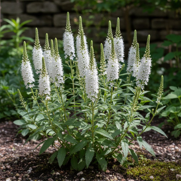 Фото Вероника колосистая Icicle (Veronica spicata Icicle)