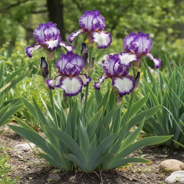 Фото Ирис бородатый Stepping Out (Iris germanica 'Stepping Out')