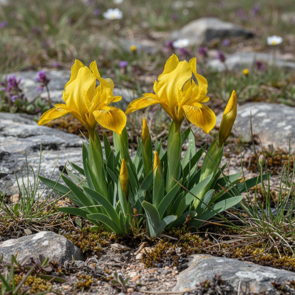 Фото Ирис низкий Yellow (Iris pumila 'Yellow')