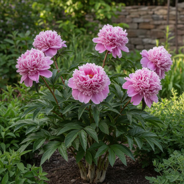 Фото Пион молочноцветковый Alexander Fleming (Paeonia lactiflora 'Alexander Fleming')