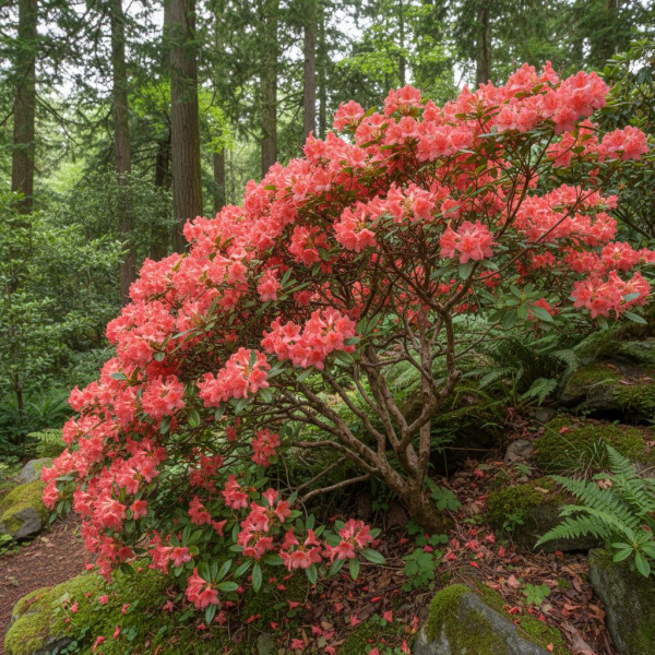 Фото Рододендрон тупой Canzonetta (Rhododendron obtusum 'Canzonetta')