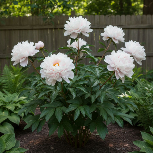Фото Пион молочноцветковый Bess Bockstoce (Paeonia lactiflora 'Bess Bockstoce')