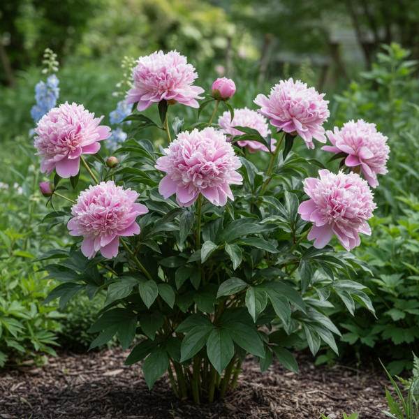 Фото Пион молочноцветковый Angel Cheeks (Paeonia lactiflora Angel Cheeks)