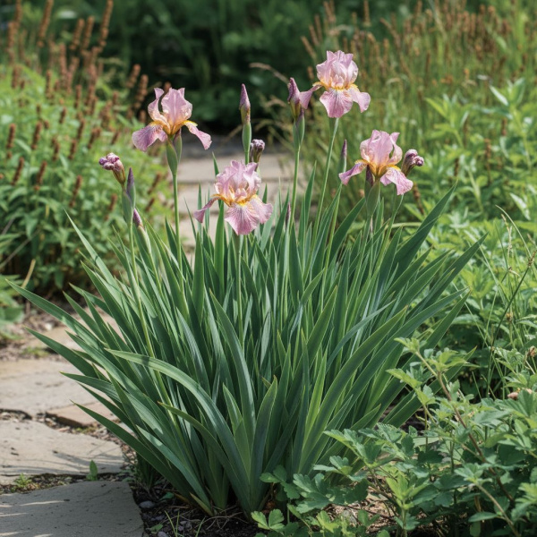 Фото Ирис сибирский Pink Parfait (Iris sibirica 'Pink Parfait')
