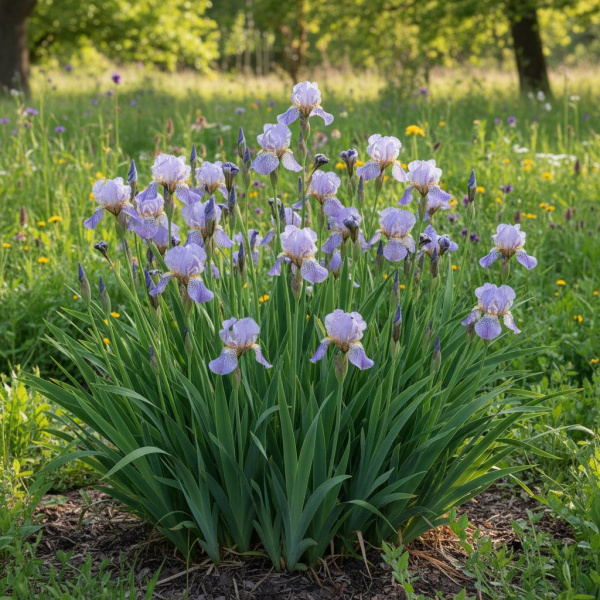 Фото Ирис сибирский Regency Belle (Iris sibirica 'Regency Belle')