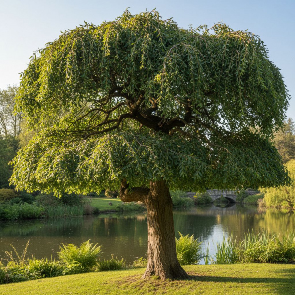 Фото Ива вавилонская Crispa (Salix babylonica 'Crispa')