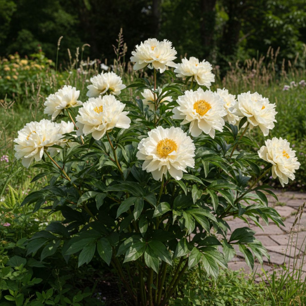 Фото Пион молочноцветковый Laura Desert (Paeonia lactiflora 'Laura Desert')