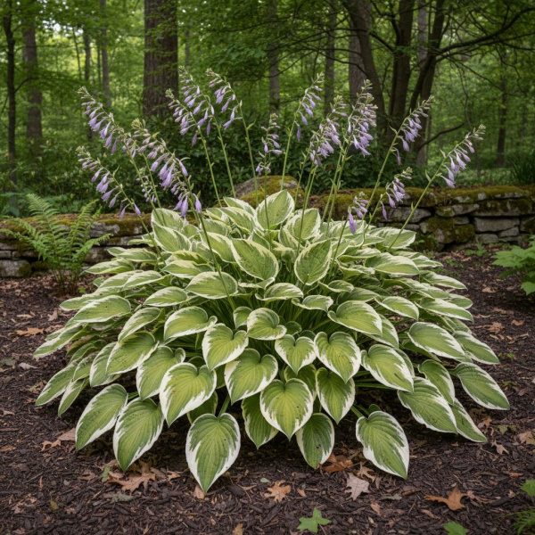 Фото Хоста Yellow River (Hosta 'Yellow River')