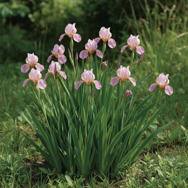 Фото Ирис сибирский Miss Apple (Iris sibirica Miss Apple)