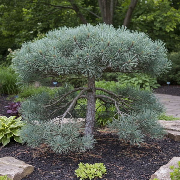 Фото Сосна веймутова Blue Mops (Pinus strobus Blue Mops)