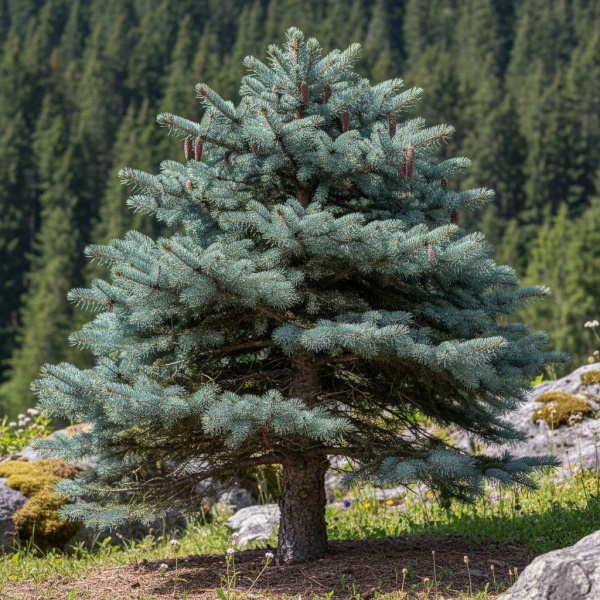 Фото Ель колючая Jozsa (Picea pungens Jozsa)