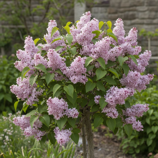 Фото Сирень обыкновенная Montaigne (Syringa vulgaris Montaigne)