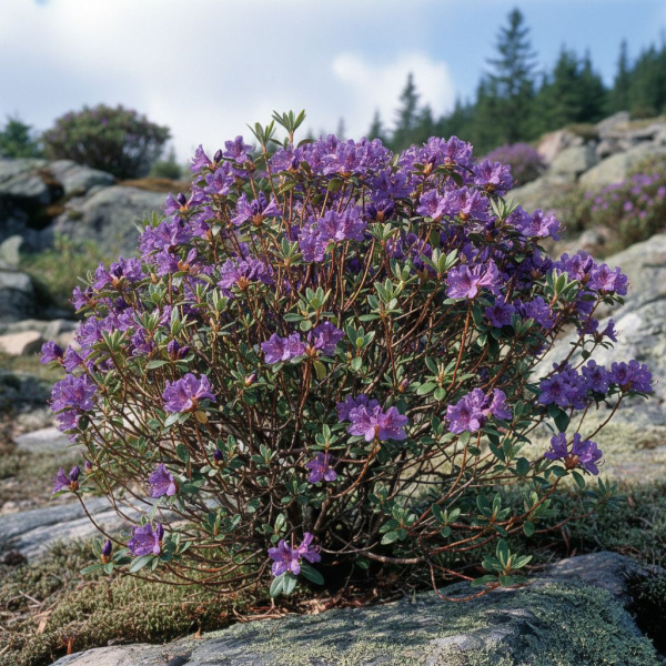Фото Рододендрон плотный Gristede (Rhododendron impeditum Gristede)