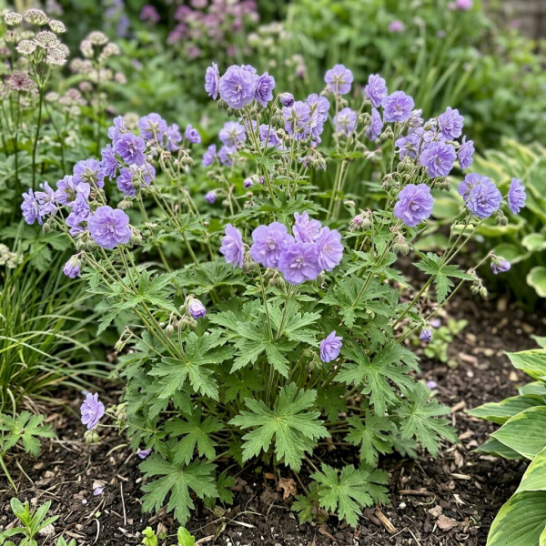 Фото Герань луговая Cloud Nine (Geranium pratense Cloud Nine)
