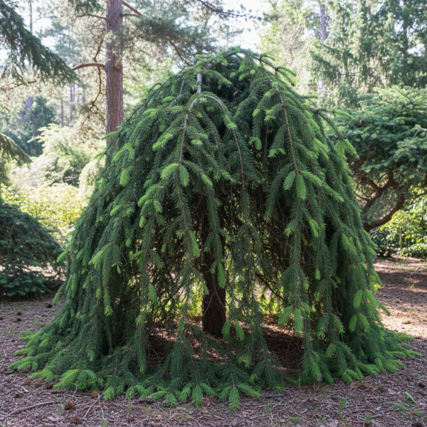 Фото Ель обыкновенная Inversa Compact (Picea abies Inversa Compact)