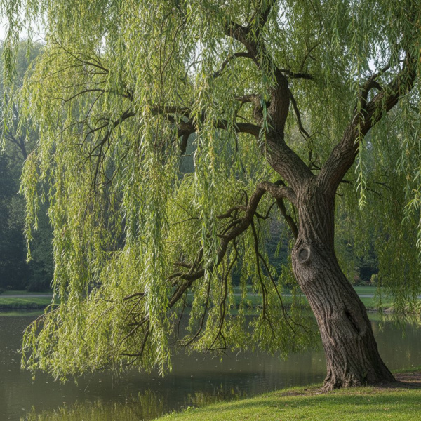 Фото Ива плакучая Водопад (Salix sepulcralis 'Pendulina')