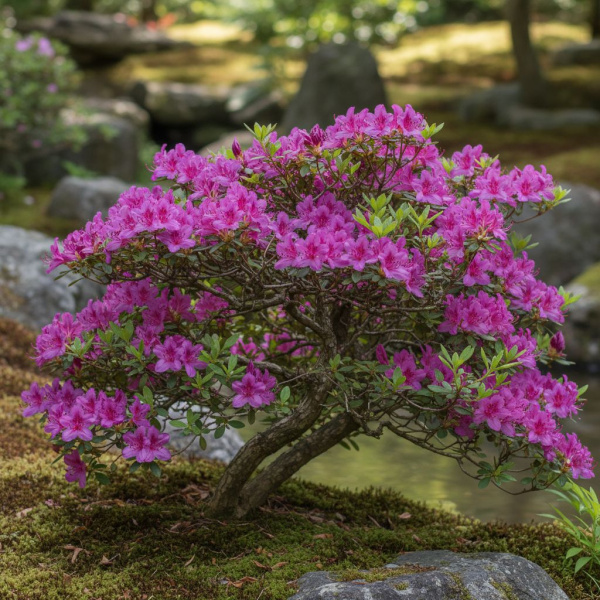 Фото Рододендрон тупой Konigstein (Rhododendron obtusum 'Konigstein')