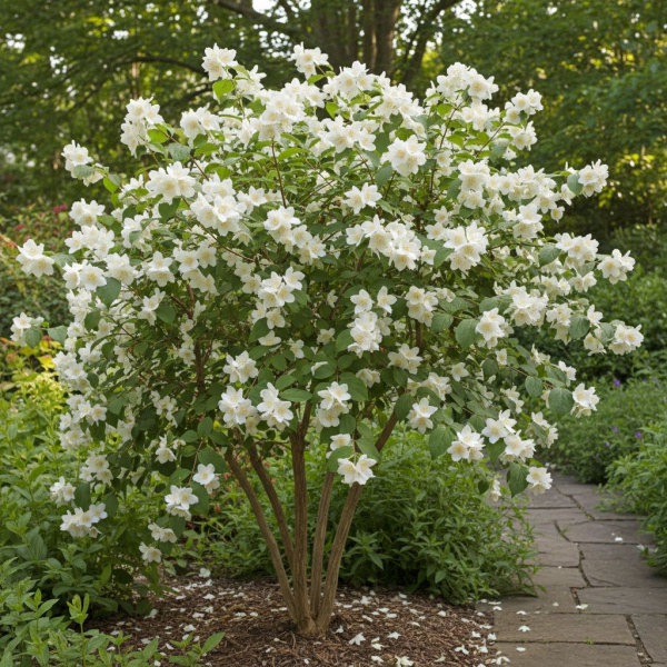 Фото Чубушник Polar Star (Philadelphus 'Polar Star')