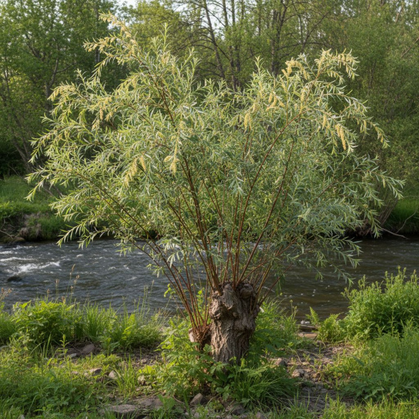 Фото Ива остролистная (Salix acutifolia)